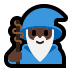 🧙🏿‍♂️ man mage: dark skin tone display on Windows